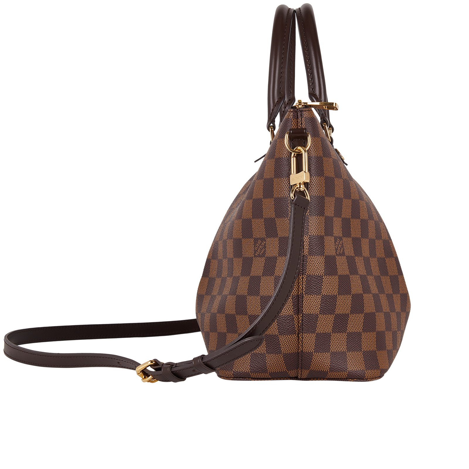 Louis Vuitton Siena PM, &pound;650, Handbags, Brown, Canvas, Side view
